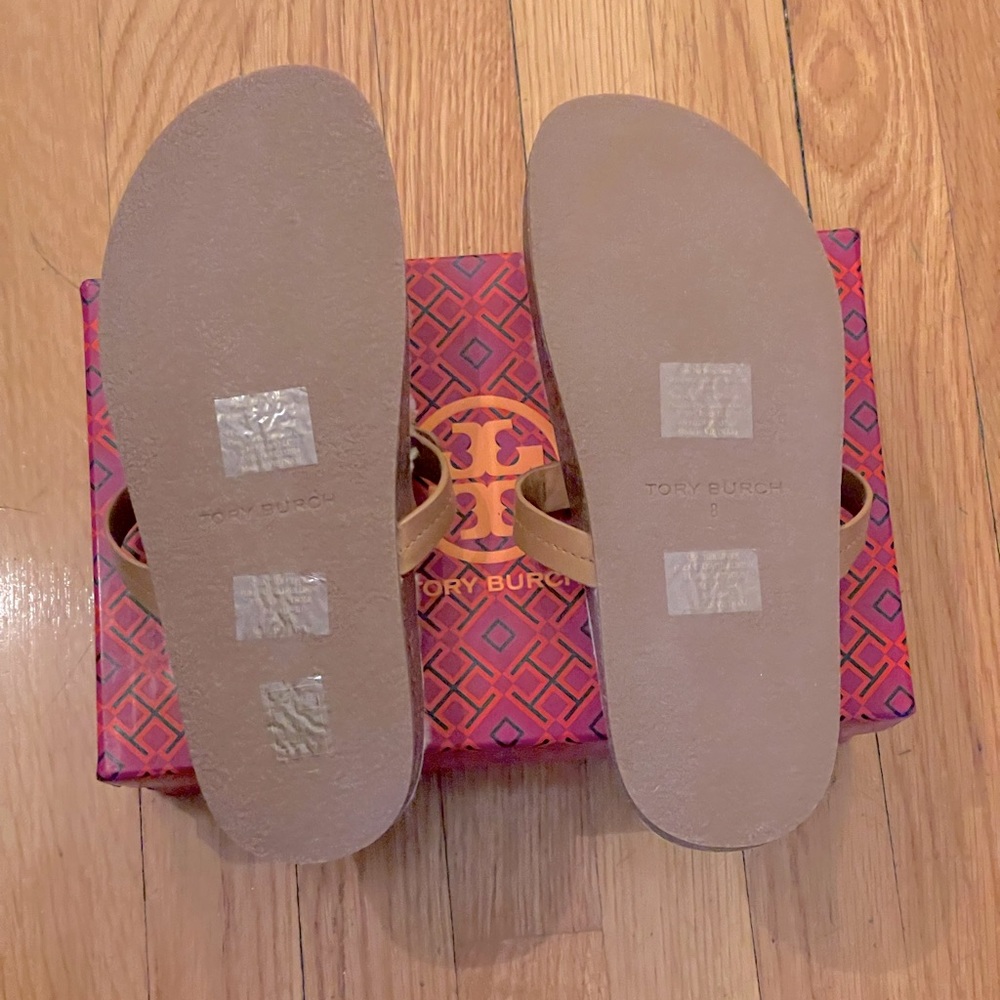 TORY BURCH Miller Cloud Shearling Sandals - Women’s Size 8 - New In Box - Picture 5 of 10